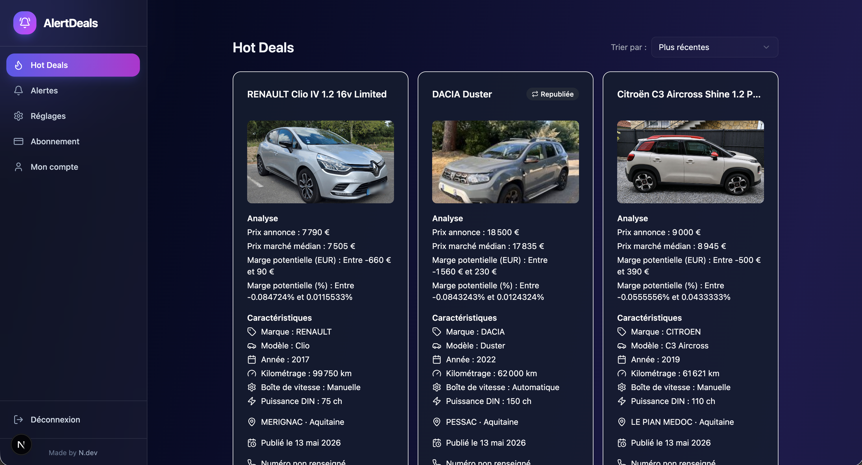AlertDeals — 2
