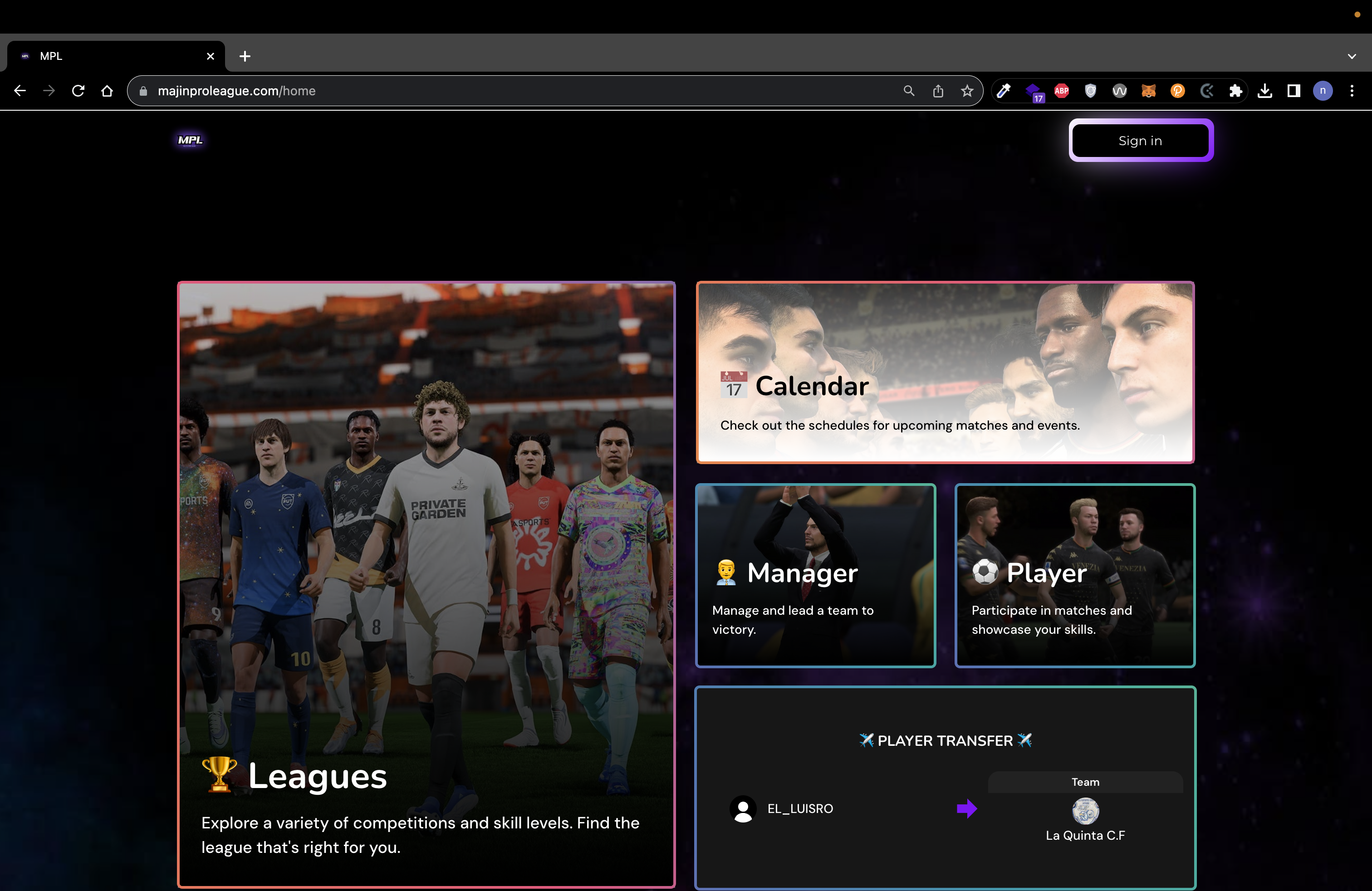 Majin Pro League — 1